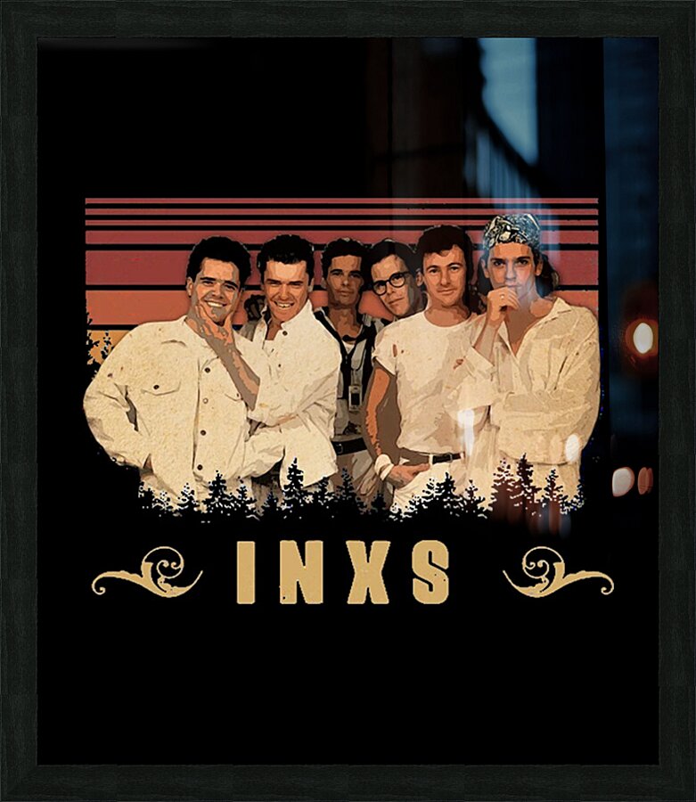 INXS 6 Picture Frame print