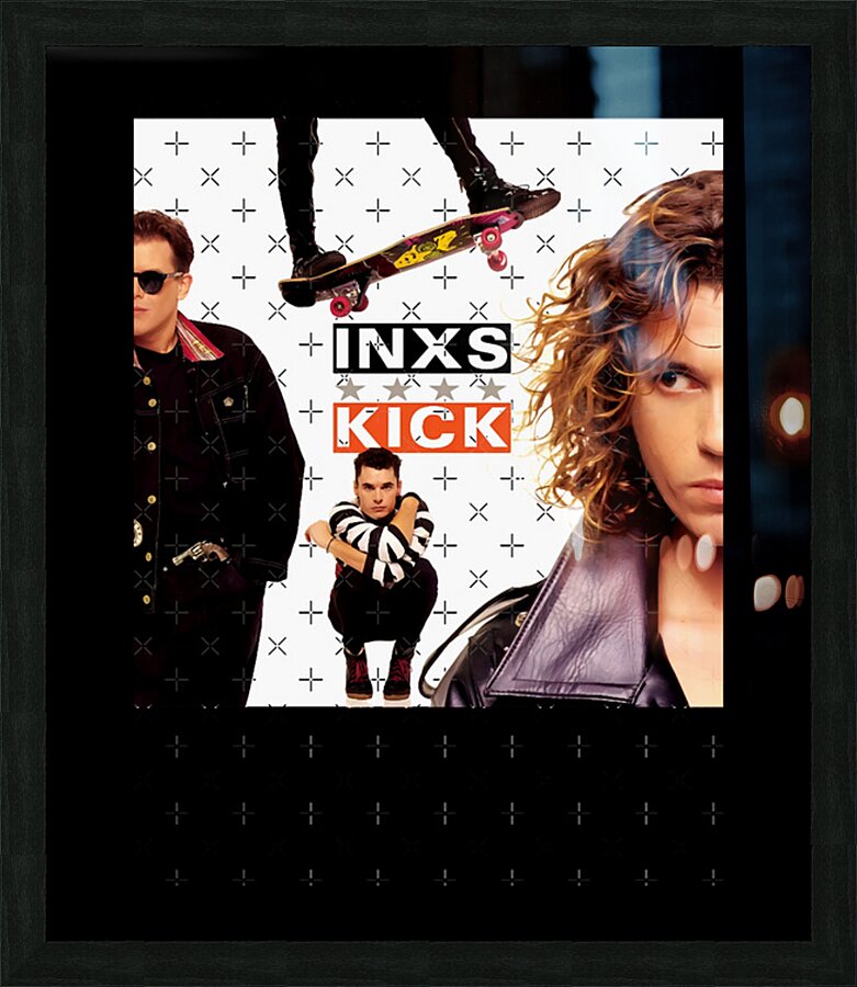 INXS 7 Picture Frame print