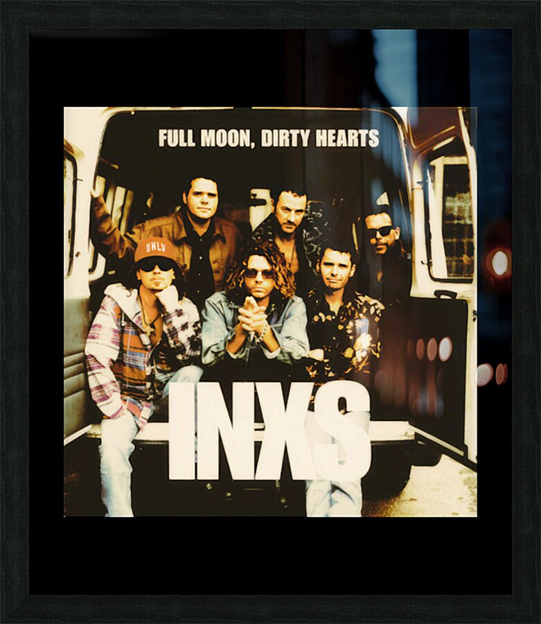 INXS 9 Picture Frame print
