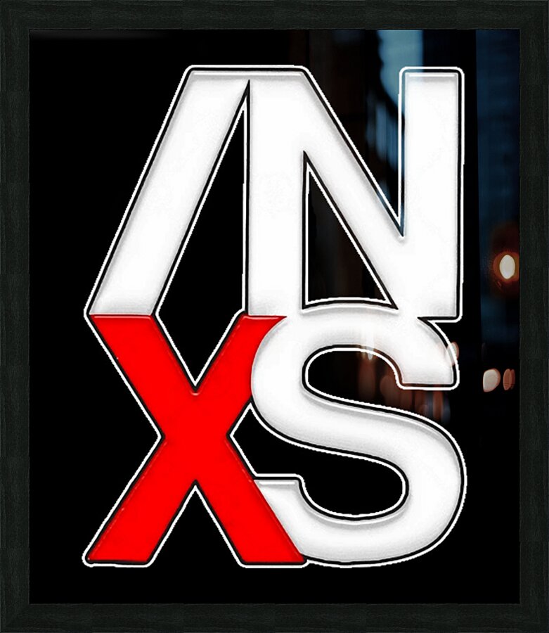 INXS 12 Picture Frame print