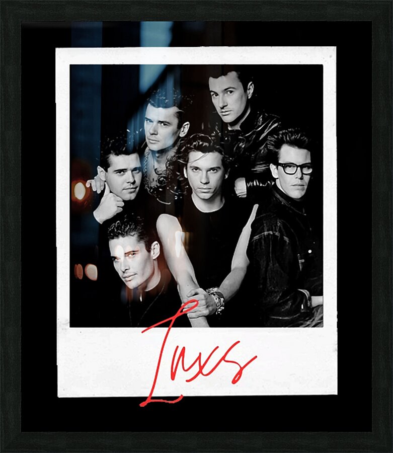 INXS 13 Picture Frame print