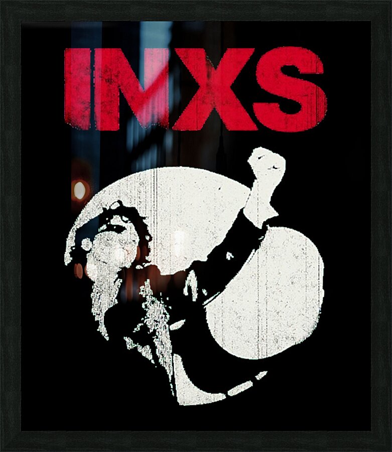 INXS 14 Picture Frame print