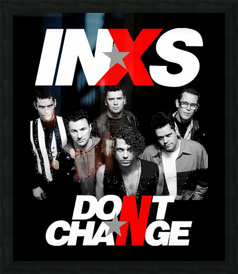 INXS 15 Picture Frame print