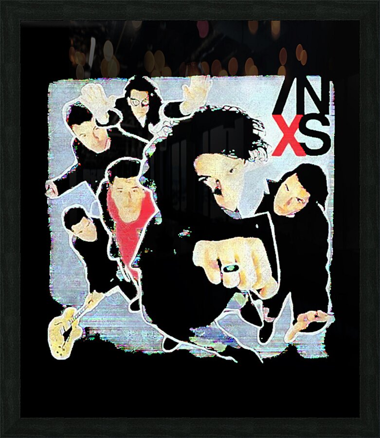 INXS 17 Picture Frame print