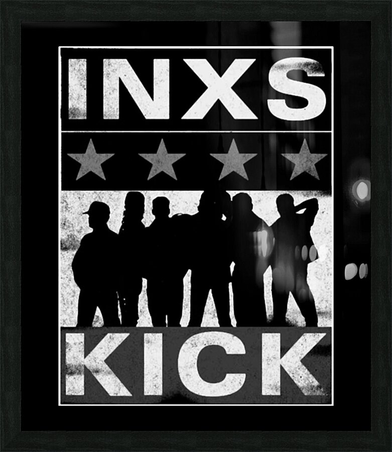 INXS 19 Picture Frame print