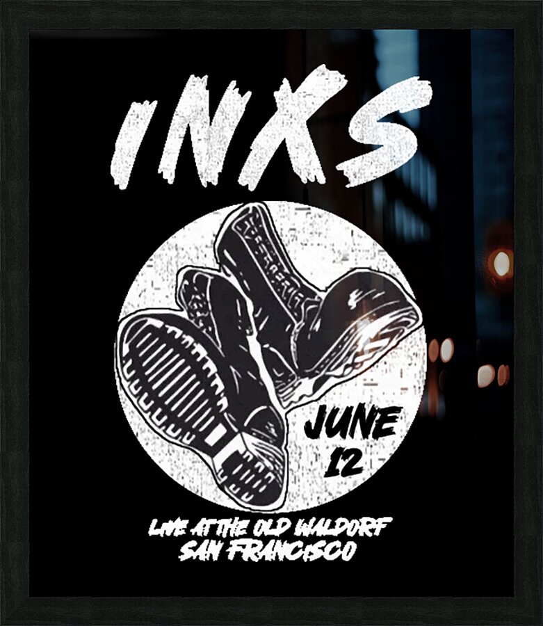 INXS 21 Picture Frame print