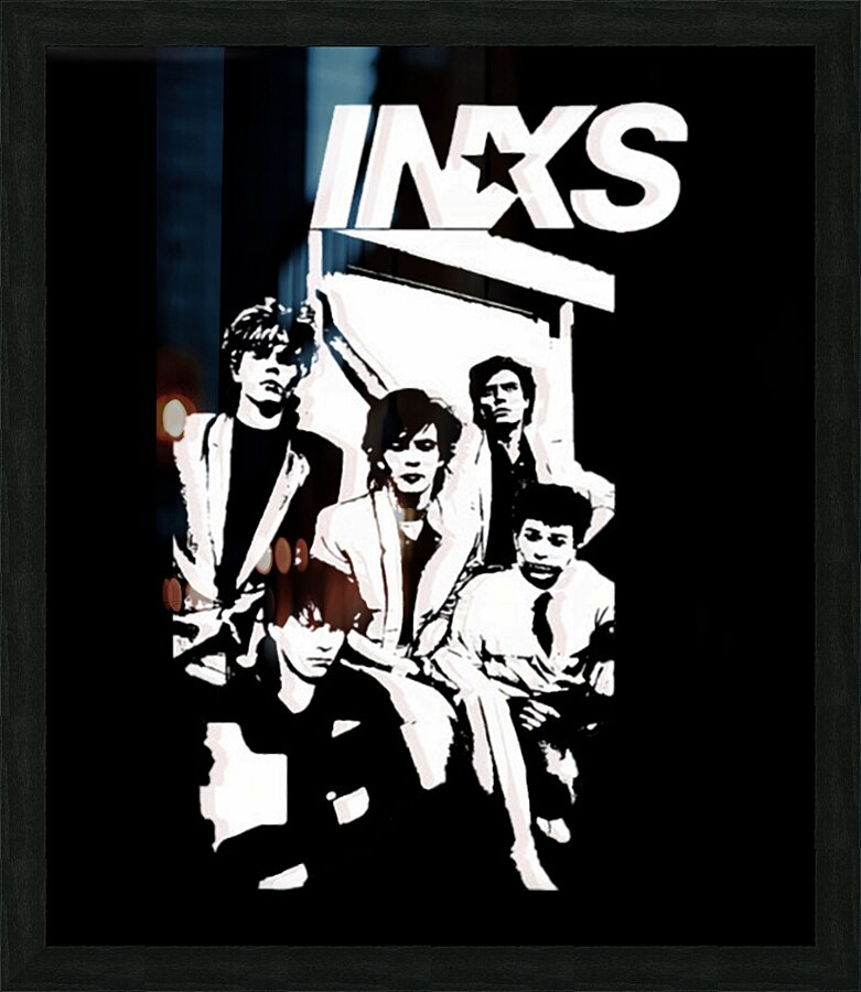 INXS 22 Picture Frame print