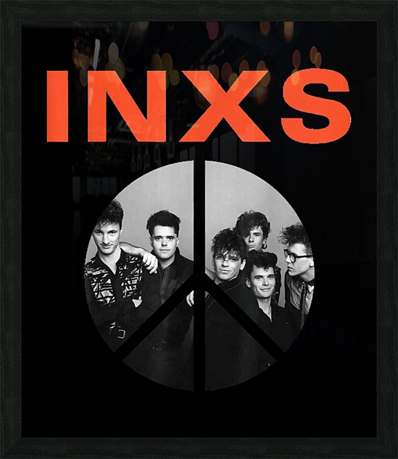 INXS 23 Picture Frame print