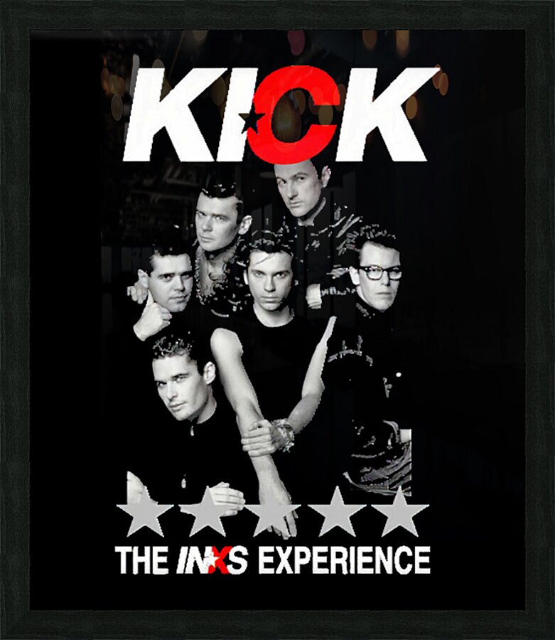 INXS 24 Picture Frame print