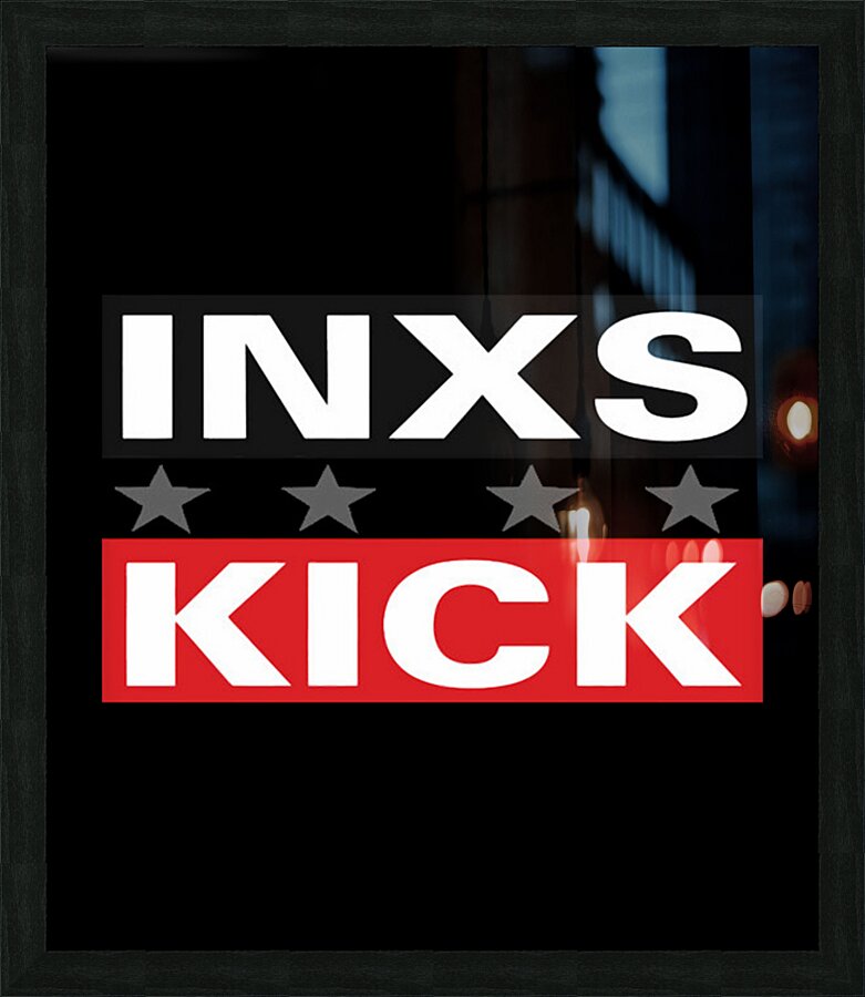 INXS 26 Picture Frame print