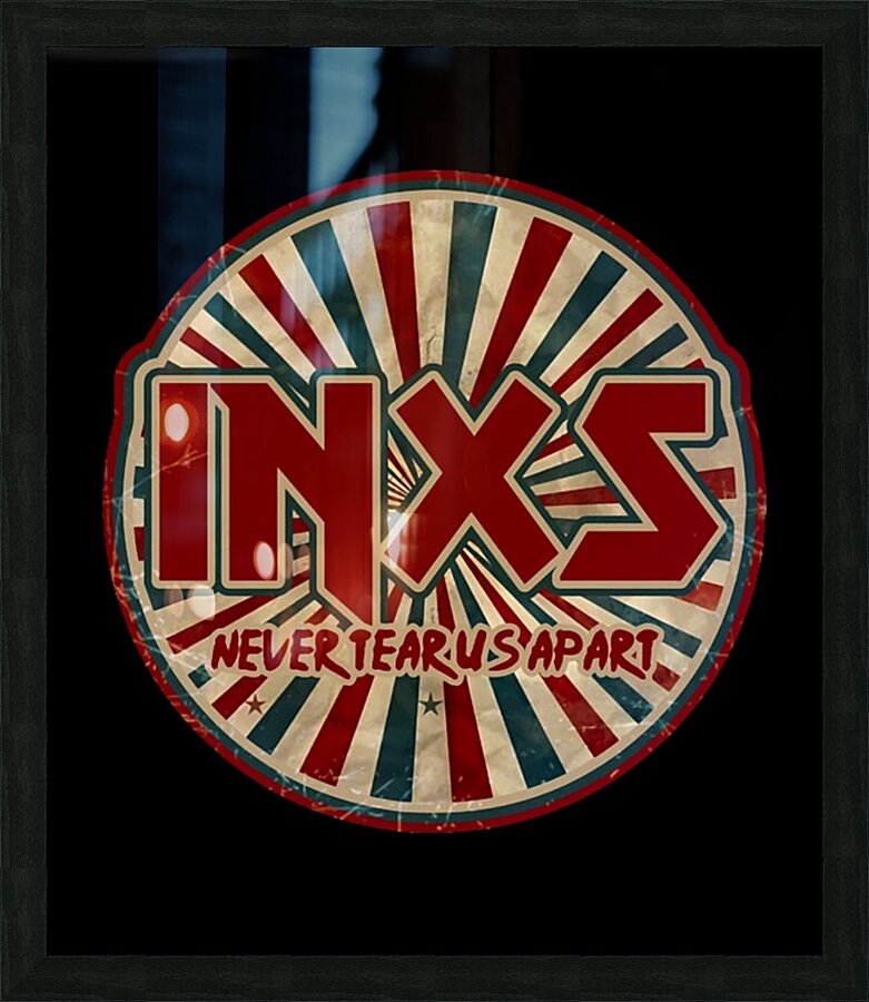 INXS 28 Picture Frame print