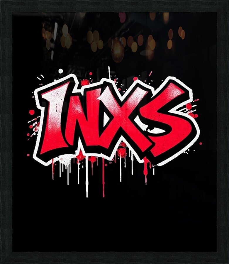INXS 29 Picture Frame print