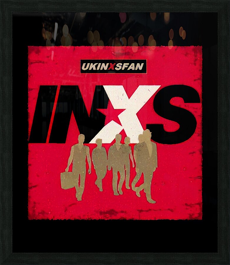 INXS 34 Picture Frame print