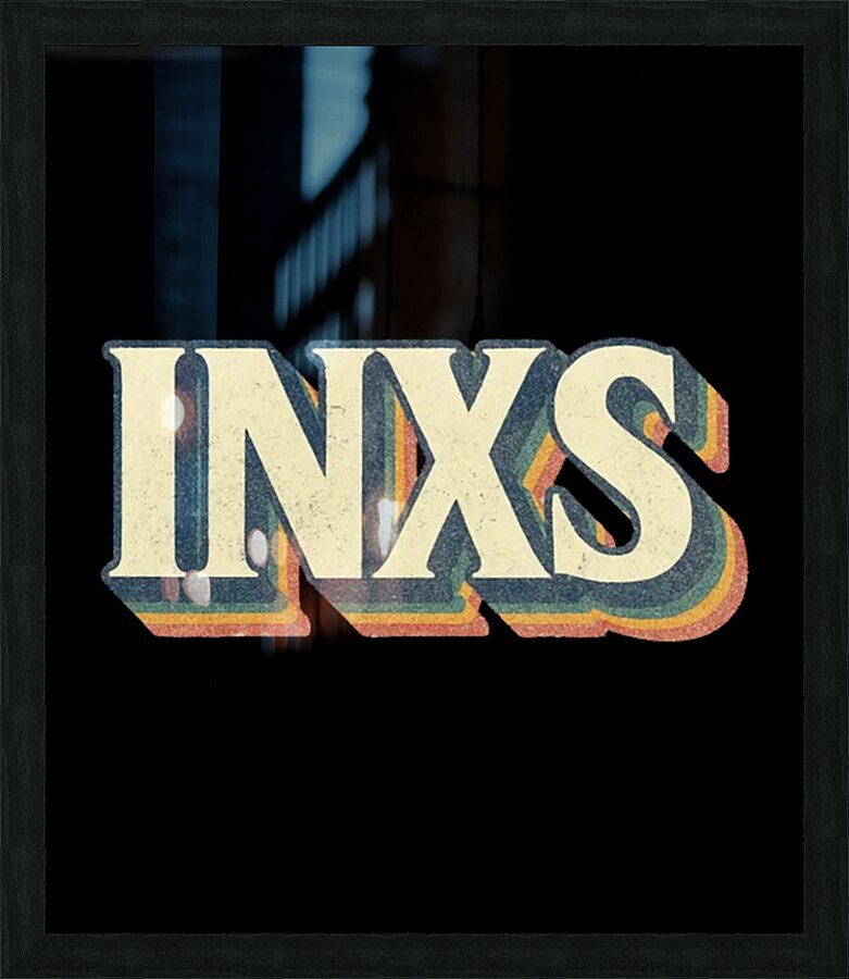 INXS 38 Picture Frame print