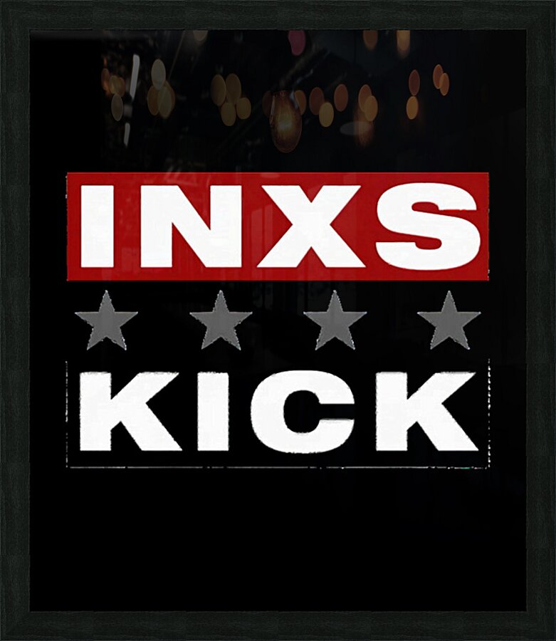 INXS 40 Picture Frame print