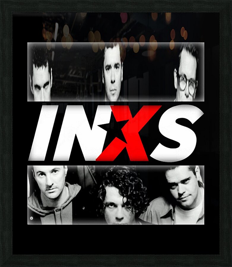 INXS 42 Picture Frame print