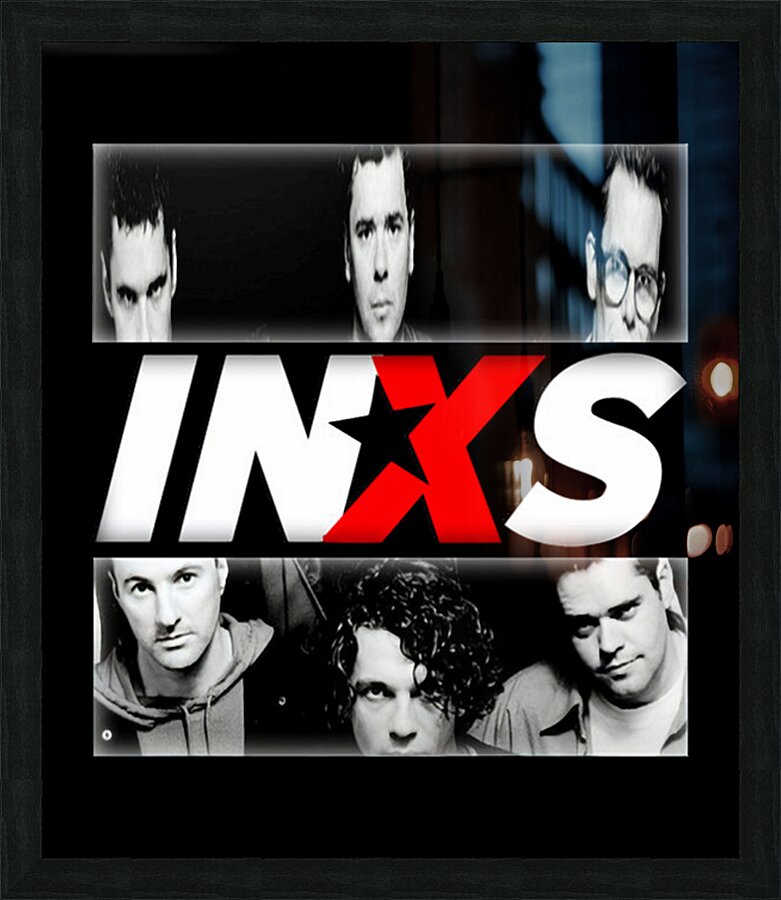 INXS 44 Picture Frame print