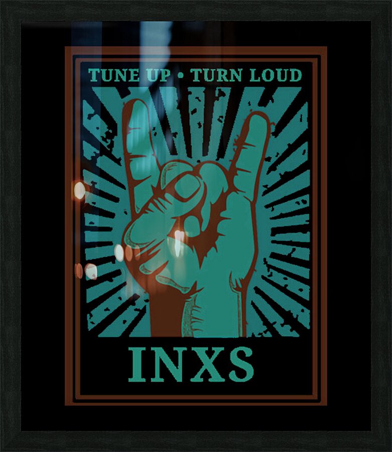 INXS 46 Picture Frame print