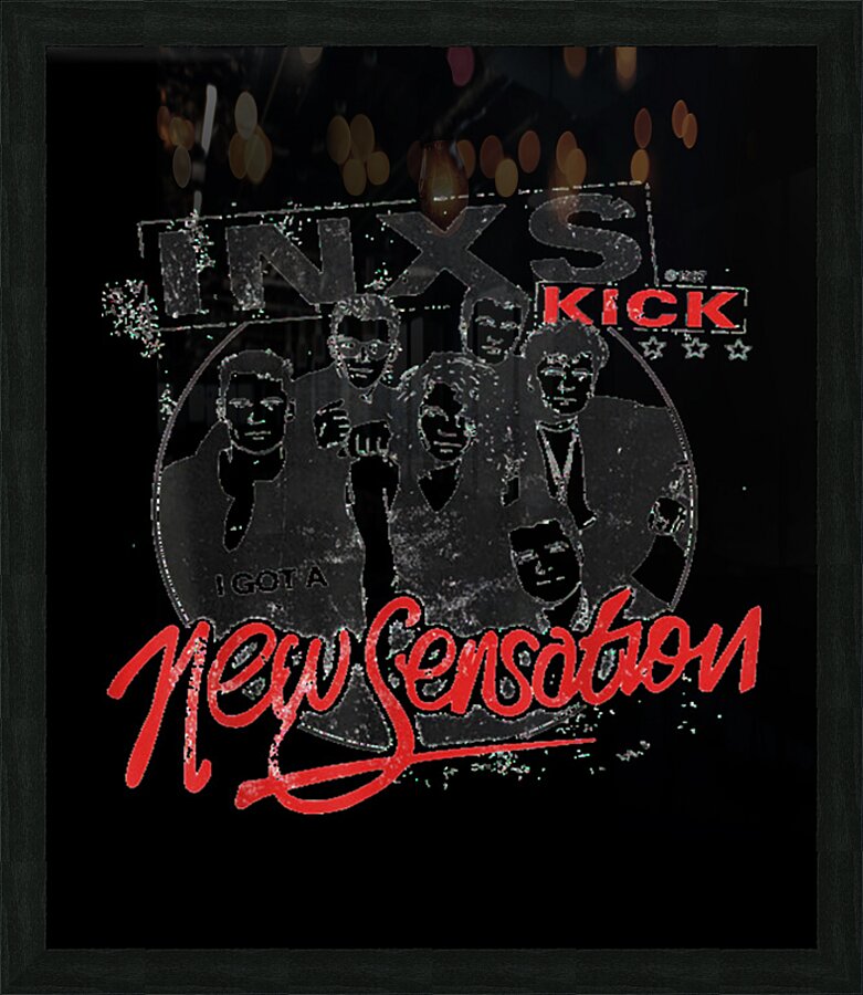 INXS 47 Picture Frame print