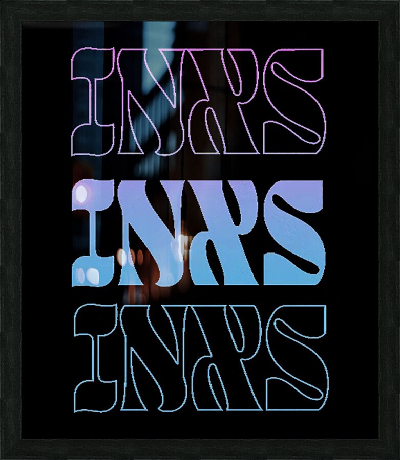 INXS 49 Picture Frame print