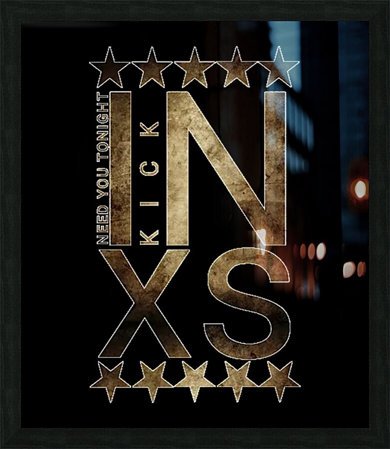 INXS 54 Picture Frame print