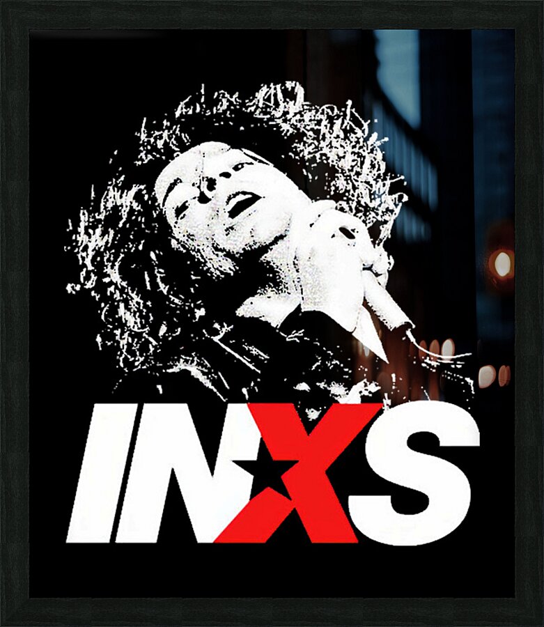 INXS 58 Picture Frame print