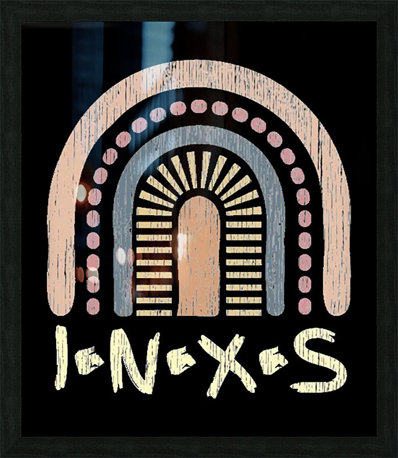 INXS 4 Picture Frame print