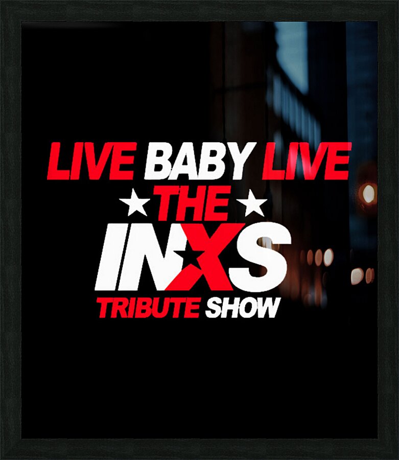 INXS 9 Picture Frame print