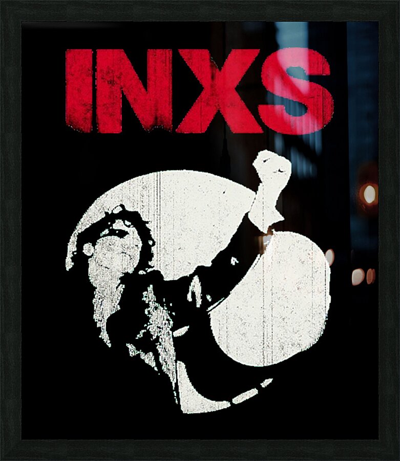 INXS 13 Picture Frame print