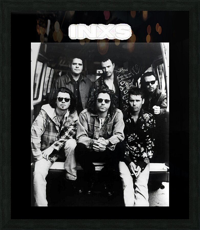 INXS 15 Picture Frame print