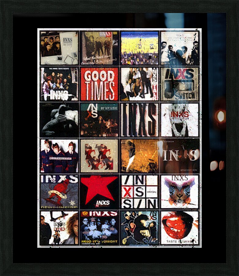 INXS 16 Picture Frame print