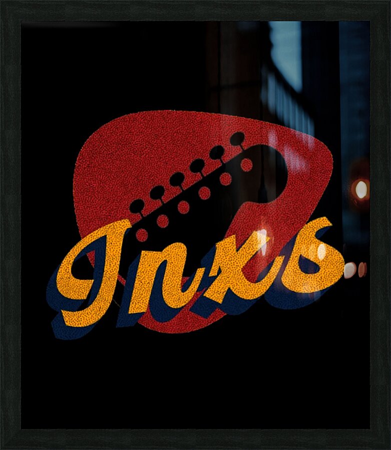 INXS 17 Picture Frame print