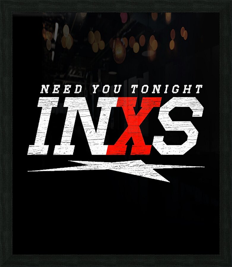 INXS 20 Picture Frame print