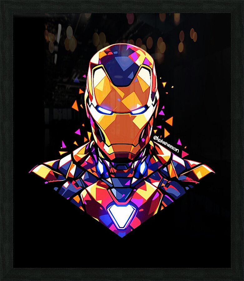 Iron Man 19 Picture Frame print