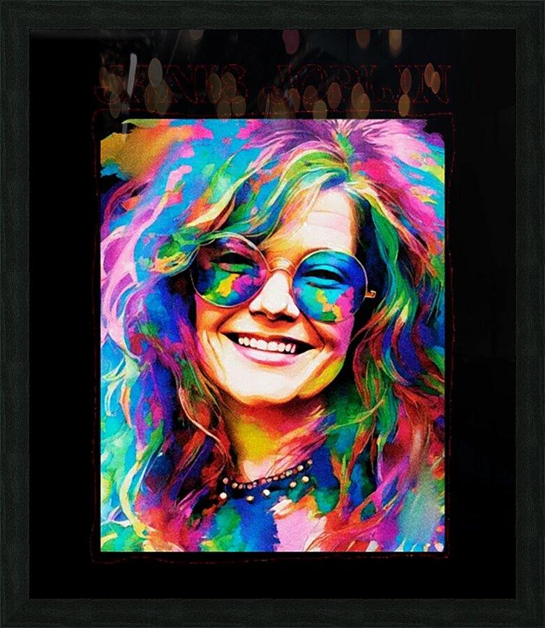 Janis Joplin 27 Picture Frame print