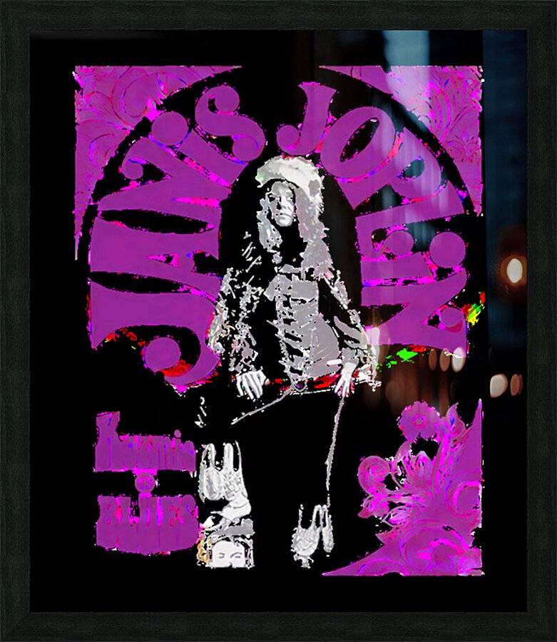 Janis Joplin 63 Picture Frame print