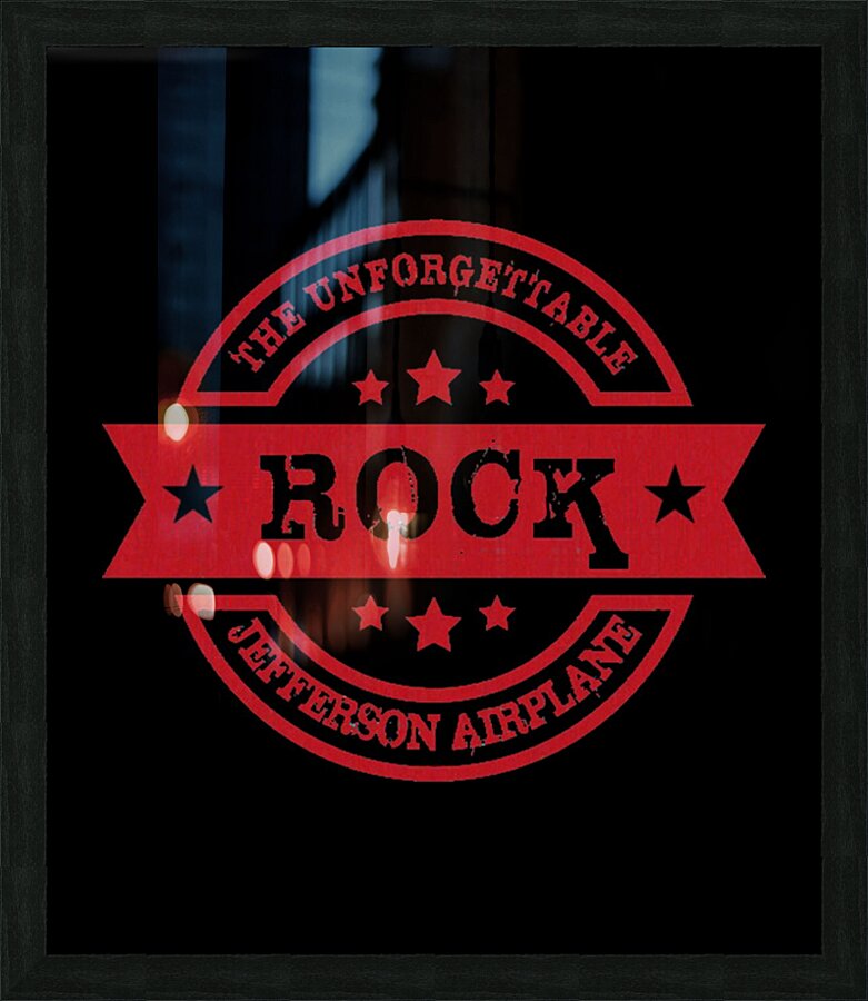 Jefferson Airplane 9 Picture Frame print