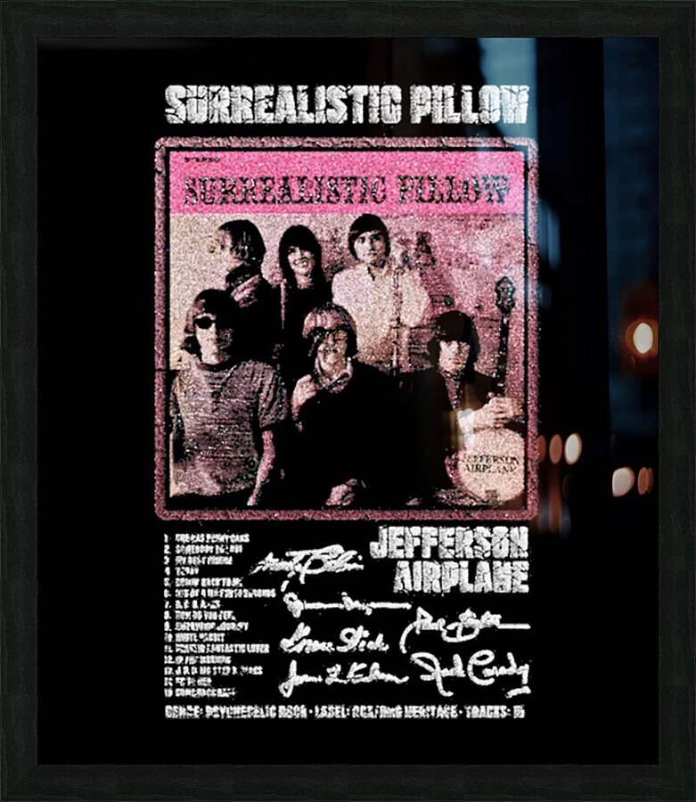 Jefferson Airplane 22 Picture Frame print