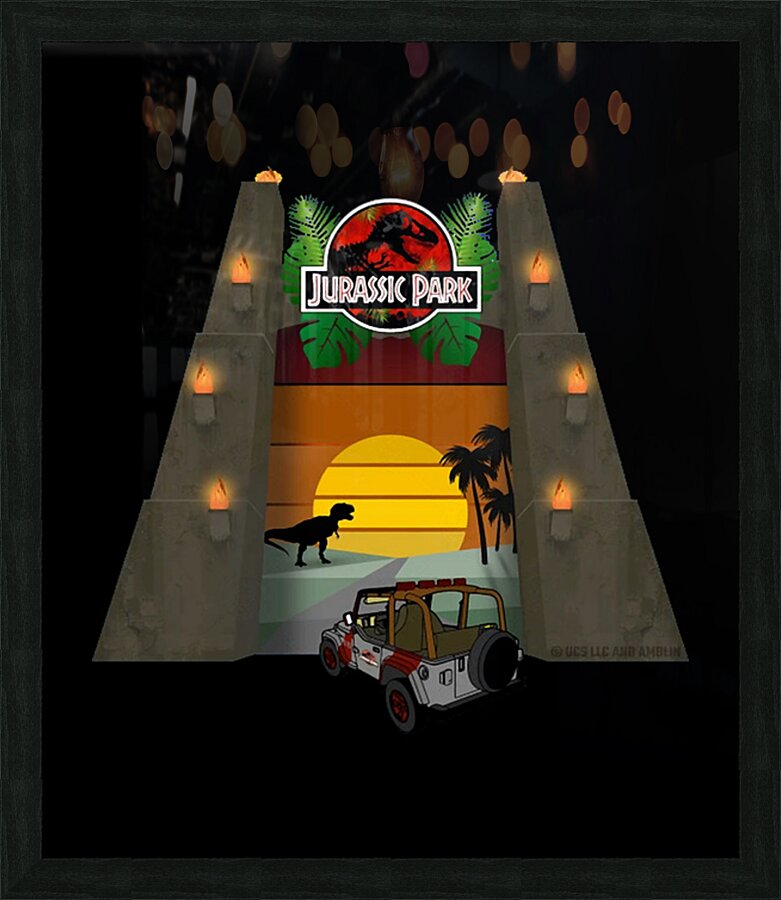 Jurassic Park 9 Picture Frame print