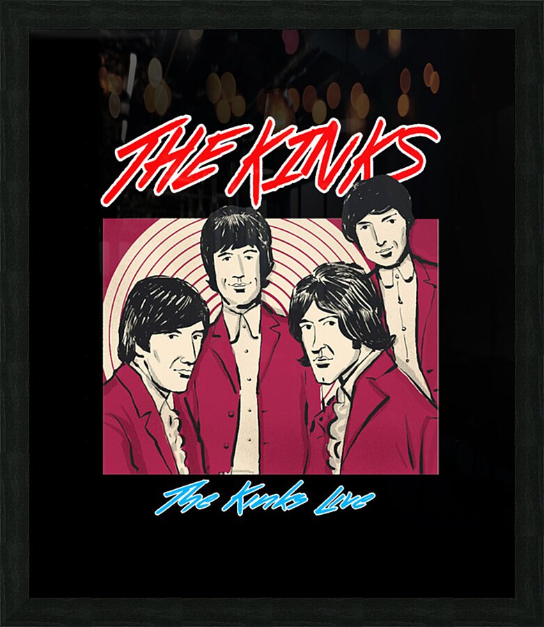 Kinks 19 Picture Frame print