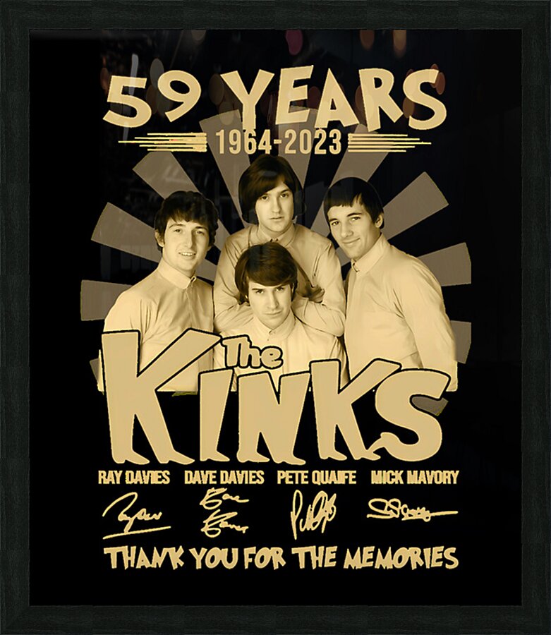 Kinks 22 Picture Frame print
