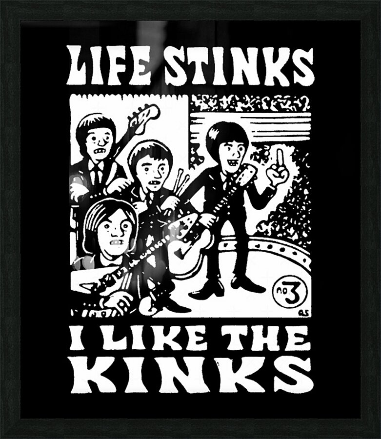 Kinks 35 Picture Frame print