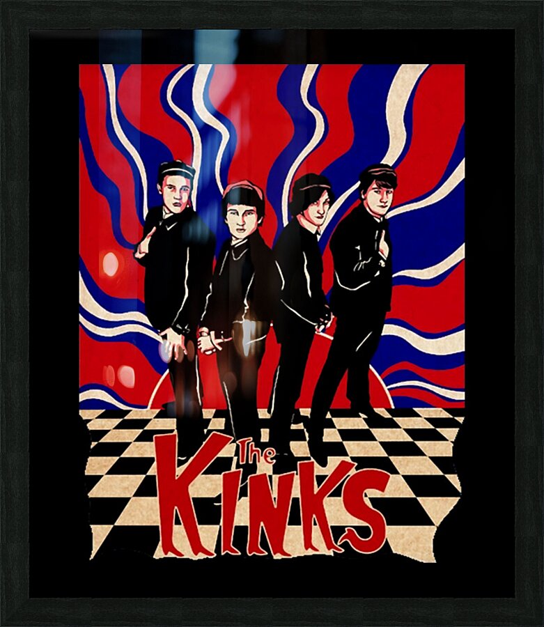 Kinks 37 Picture Frame print