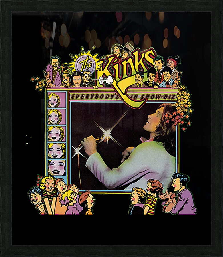 Kinks 40 Picture Frame print
