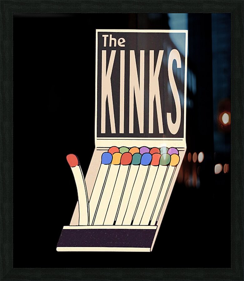 Kinks 45 Picture Frame print