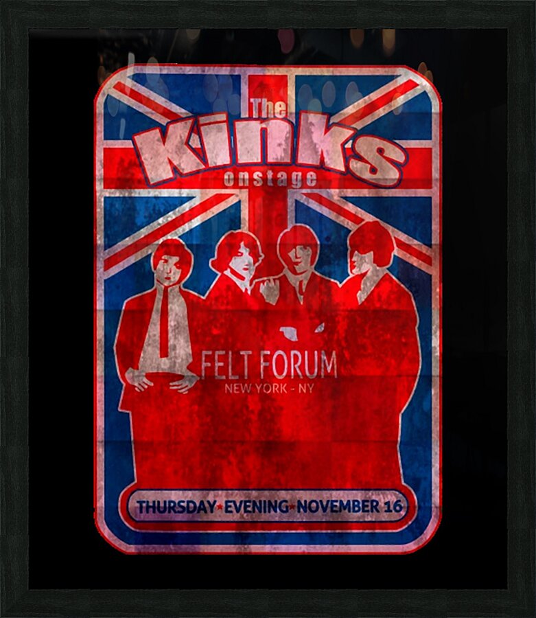 Kinks 49 Picture Frame print