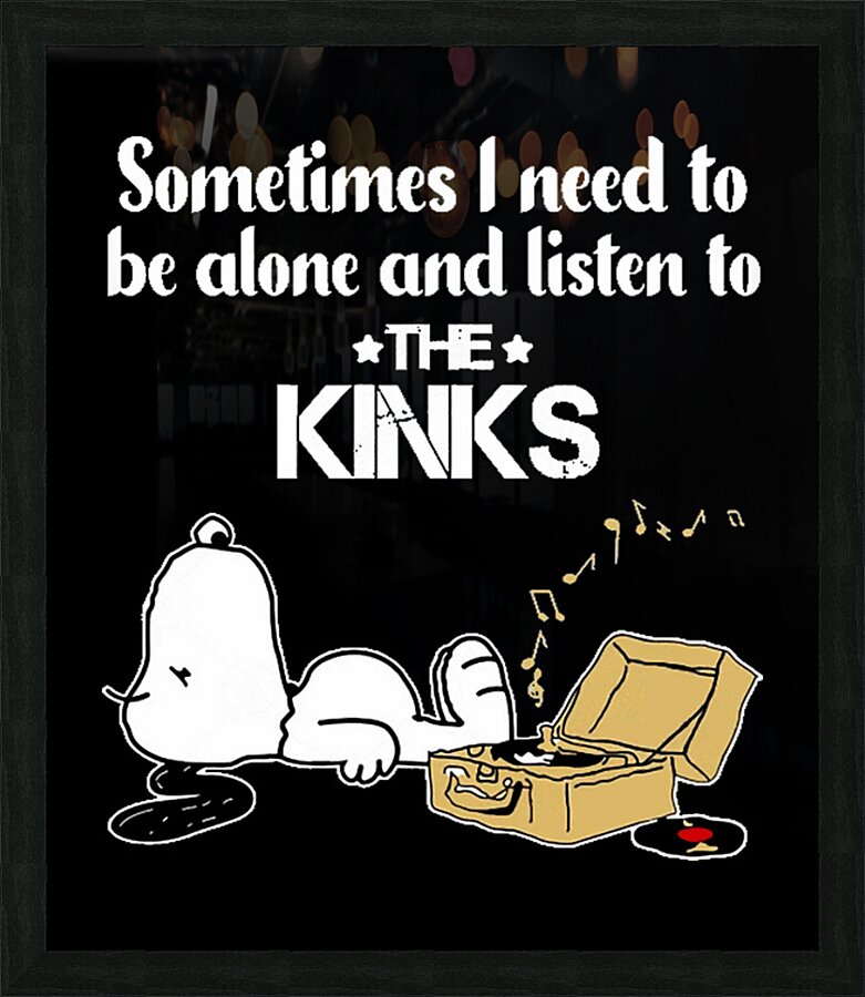 Kinks 52 Picture Frame print