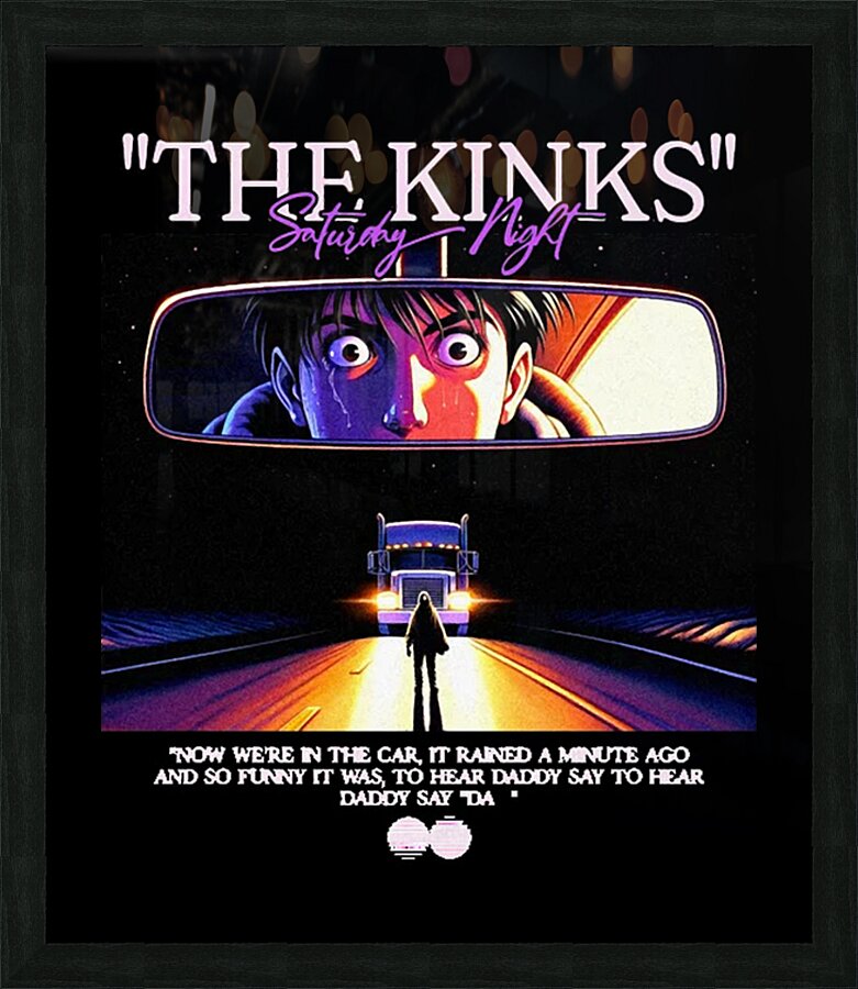 Kinks 59 Picture Frame print