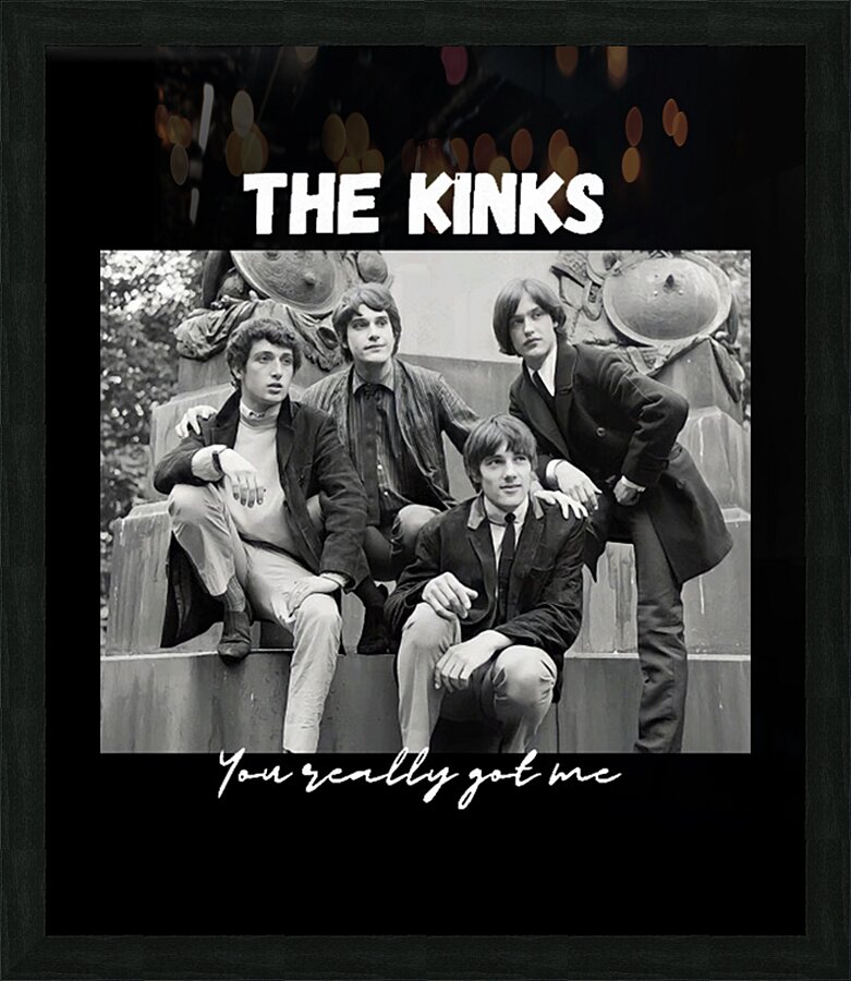 Kinks 12 Picture Frame print