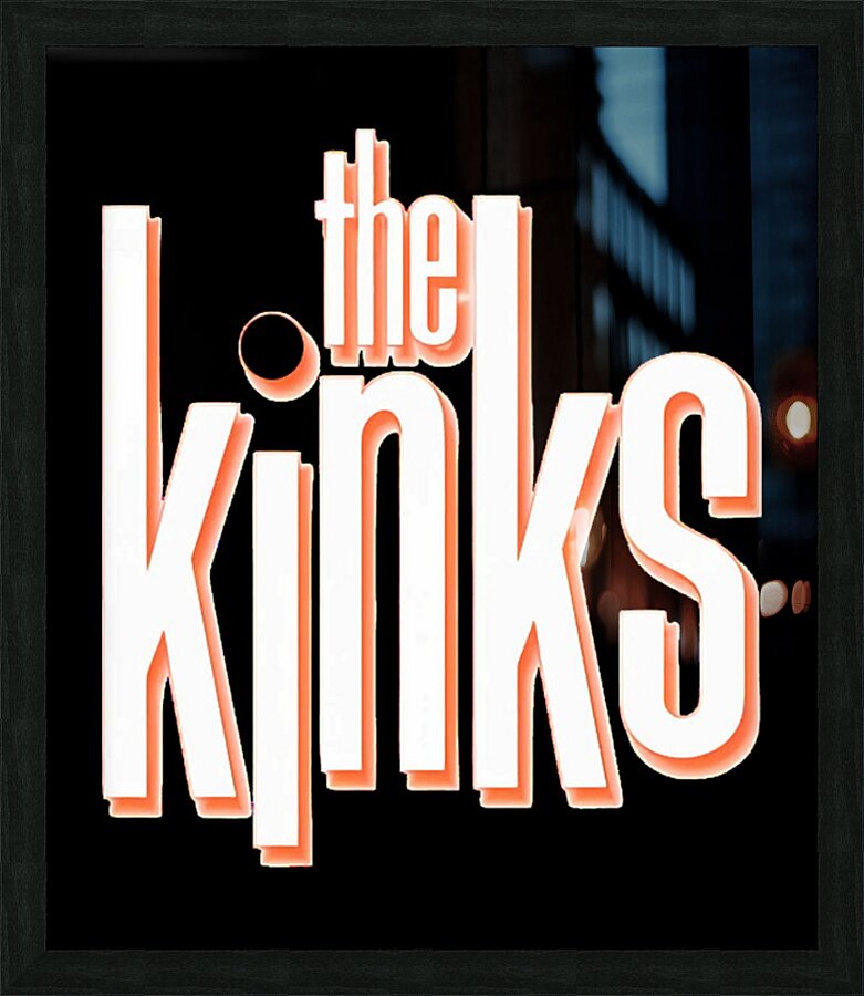 Kinks 24 Picture Frame print